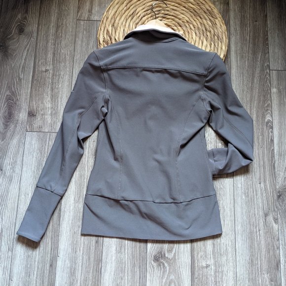 NWOT (XS) - NIKE Taupe Zip Up Track Jacket - Picture 5 of 8